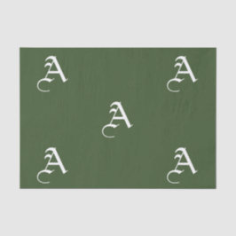 Seda Personalizado INICIAL de papel de tejidos