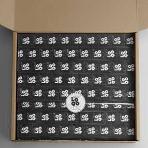Seda Personalizado Modelo de logotipo comercial Papel d
