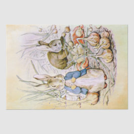 Seda Peter Rabbit (cebolla) Papel de tejidos