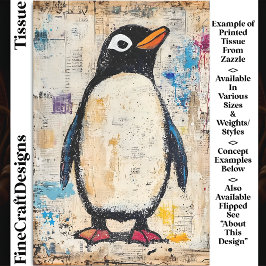 Seda Pingüino Lindo, Collage de Papel Mugriento DJ1R De
