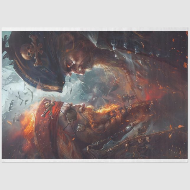 Seda Piratas en un papel de debate de duelo (Anverso)