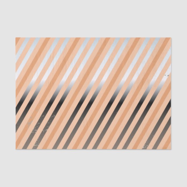 Seda Plata, Engranaje, Papel de Tejido Diagonal Coral (Anverso)