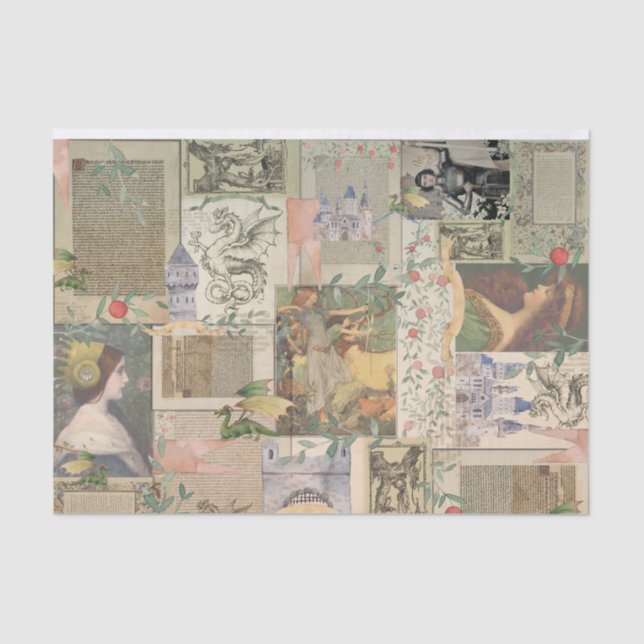 Seda Ponga su propio papel de dragón (Anverso)