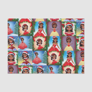 Seda Princesa de Christas de papel de tejidos