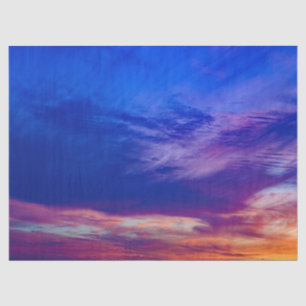 Seda puesta de sol en la playa 3 papel tisular