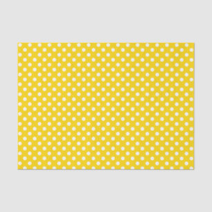 Seda Punto de Polka Blanco sobre el papel del tapete am