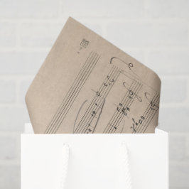 Seda Puntuación de la ópera musical de papel afligido a