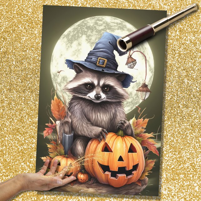 Seda Raccoon de Halloween 2 Papel de desconfianza (Subido por el creador)