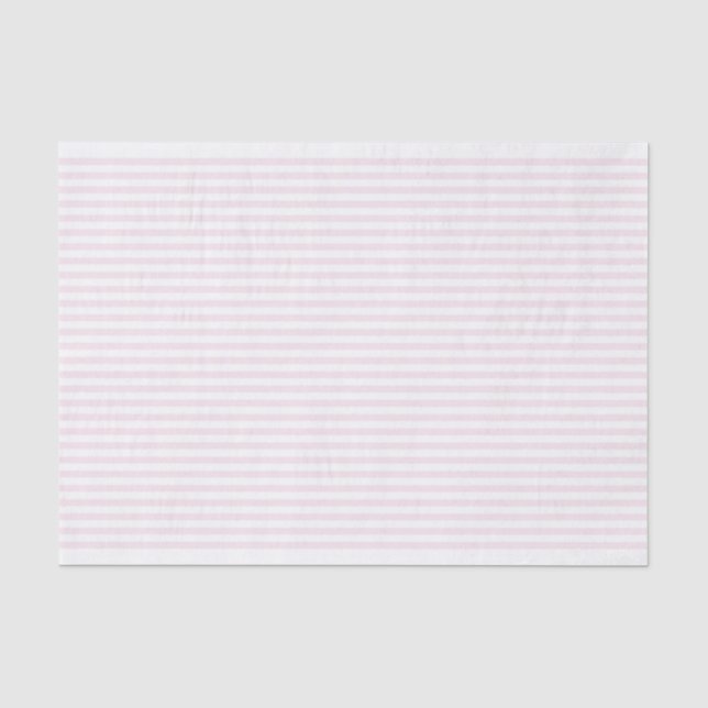 Seda Rayas finas rosas y blancas - Papel de tejidos (Anverso)