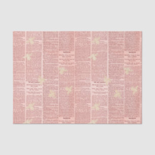 Seda Regal Queen Bee papel de periódico rosa