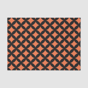 Seda relleno de bolsa de regalo de papel tisú naranja d