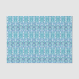 Seda Resumen Modelo Kaleidoscope Papel de tejido azul