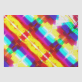 Seda Resumen Popart Papel de tejido de arcoiris primari