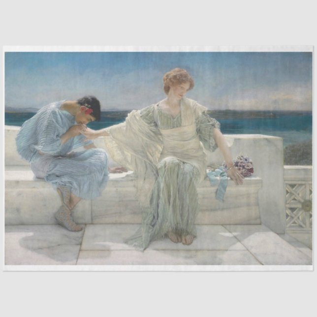 Seda Retrato a través del papel de desenlace del mar (Anverso)