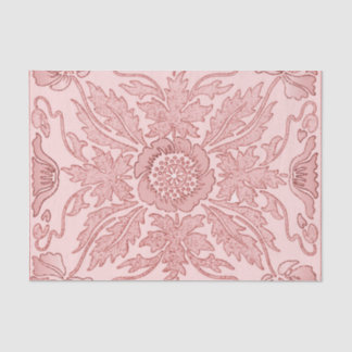 Seda Rosa Polvoriento - Papel de tono Art Nouveau