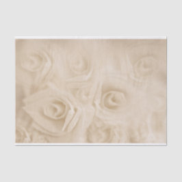 Seda Rosas de Papel Sepia