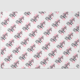 Seda Sea mío con flores y papel de tejido cardíaco