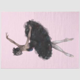 Seda Serie de Bailarina al Acuarela Diseño 20 Papel de 