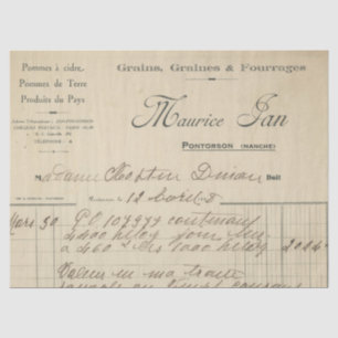 Seda Serie de Papel Antiguo Efímero Diseño 18