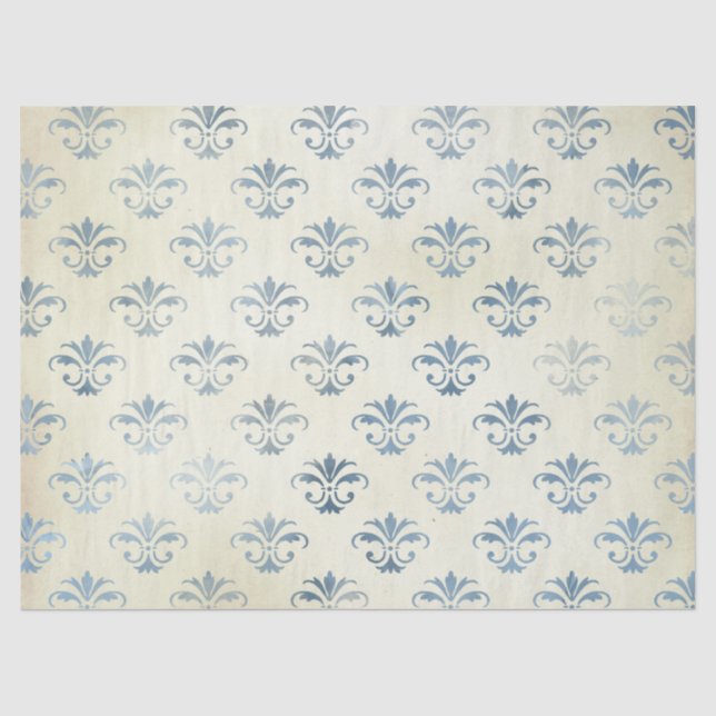 Seda Serie de Papel Azul Efímero Diseño 20 (Anverso)
