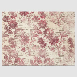 Seda Serie de Papel Burgundy Efímero Diseño 8