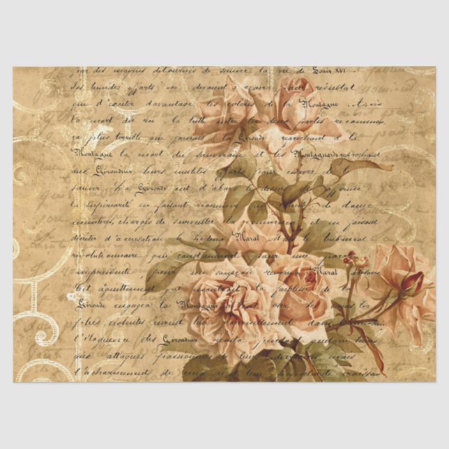 Seda Serie de Papel Deteriorado Ephemera Diseño 16 (Anverso)