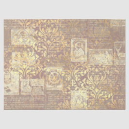 Seda Serie de Papel Dorado Efímero Diseño 11