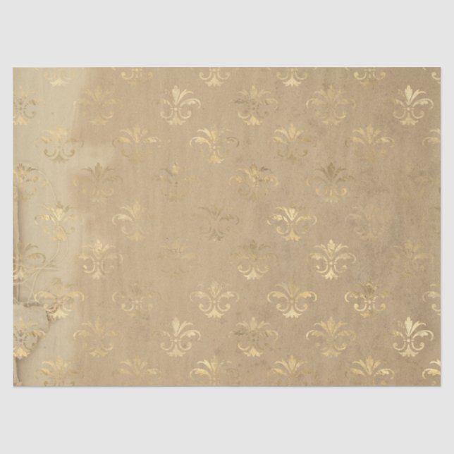 Seda Serie de Papel Dorado Efímero Diseño 17 (Anverso)