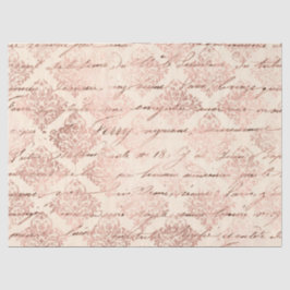 Seda Serie de Papel Dorado Rosa Efímero Diseño 12
