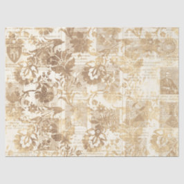 Seda Serie de Papel Efímero Sepia Diseño 3