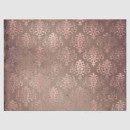 Seda Serie de Papel Ephemera Rosa Dorado Diseño 18