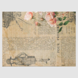 Seda Serie de Papel Francés Ephemera Diseño 16