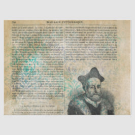 Seda Serie de Papel Francés Ephemera Diseño 18