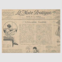 Seda Serie de Papel Francés Ephemera Diseño 8
