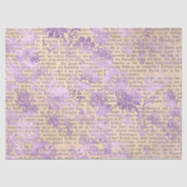 Seda Serie de Papel Lavanda Efímera Diseño 14