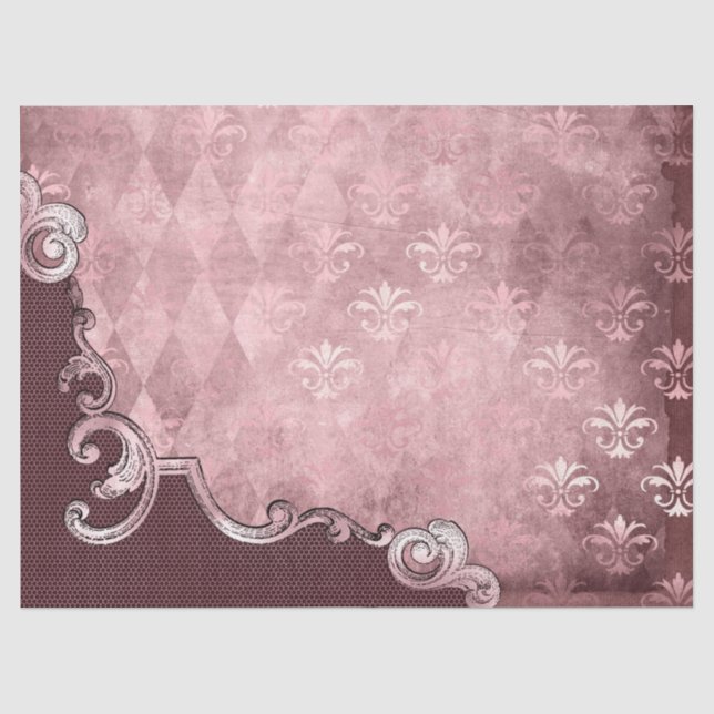 Seda Serie de Papel Ornamental Efímero Diseño 4 (Anverso)
