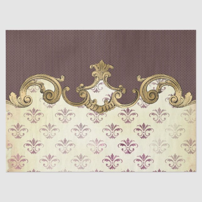 Seda Serie de Papel Ornamental Efímero Diseño 5 (Anverso)