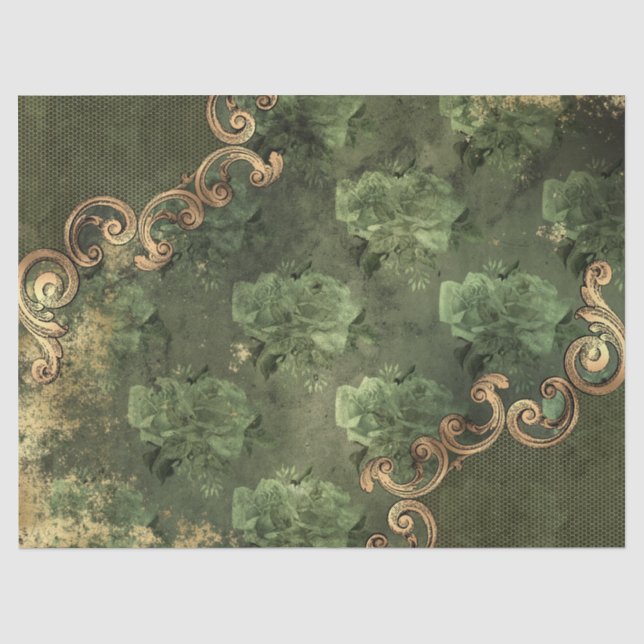 Seda Serie de Papel Ornamental Efímero Diseño 9 (Anverso)