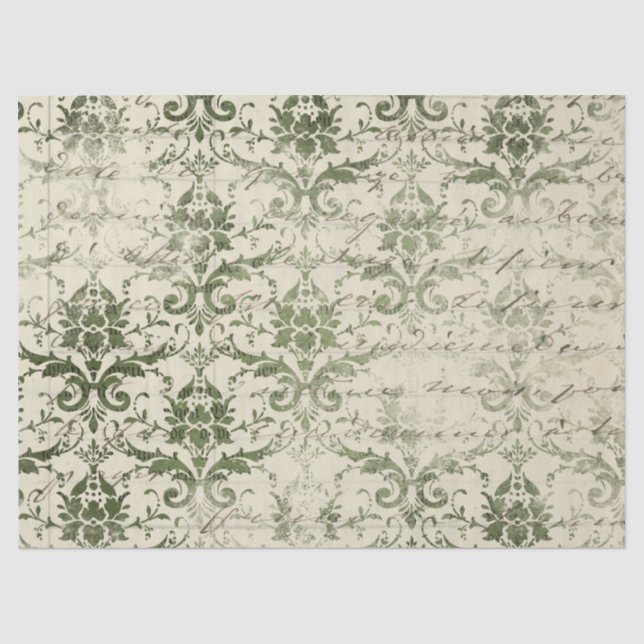 Seda Serie de Papel Verde Efímero Diseño 1 (Anverso)