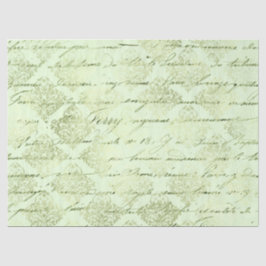 Seda Serie de Papel Verde Efímero Diseño 10