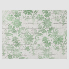 Seda Serie de Papel Verde Efímero Diseño 13
