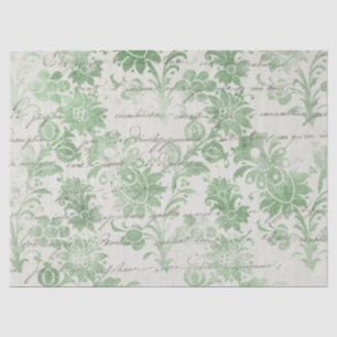 Seda Serie de Papel Verde Efímero Diseño 13