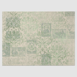 Seda Serie de Papel Verde Efímero Diseño 19