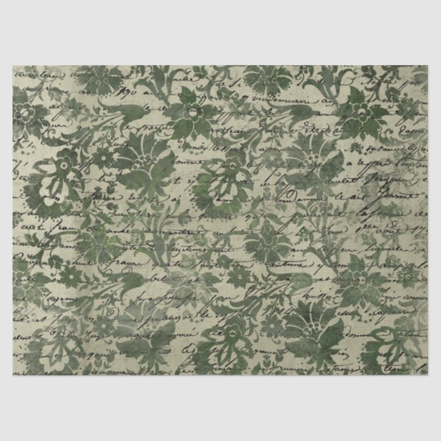 Seda Serie de Papel Verde Efímero Diseño 21 (Anverso)