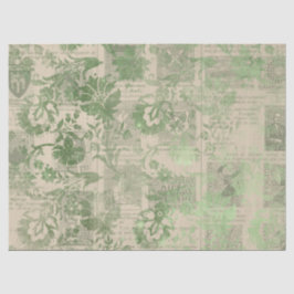 Seda Serie de Papel Verde Efímero Diseño 23