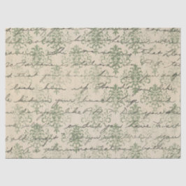 Seda Serie de Papel Verde Efímero Diseño 24