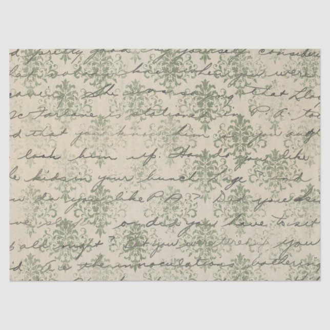 Seda Serie de Papel Verde Efímero Diseño 24 (Anverso)