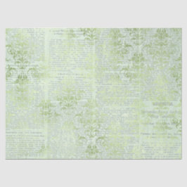 Seda Serie de Papel Verde Efímero Diseño 25