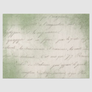 Seda Serie de Papel Verde Efímero Diseño 3