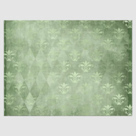 Seda Serie de Papel Verde Efímero Diseño 5